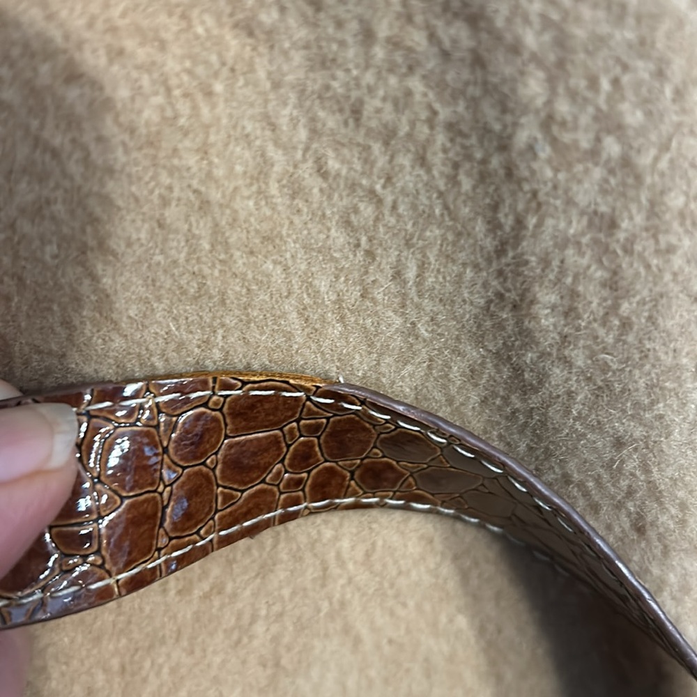 EUC Samantha Brown Faux Crocodile Crossbody Bag Purse Retro Cowgirl - Picture 10 of 10